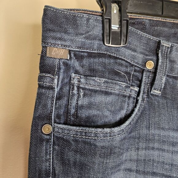 Citizens Of Humanity Men's 32 Blue Collar Sid Dark Wash Straight Leg Denim Jeans - Picture 5 of 15